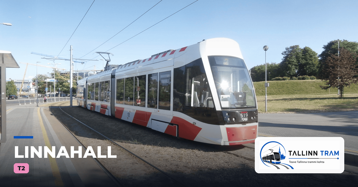 Tallinna tramm Linnahall trammipeatuses — liinid T2
