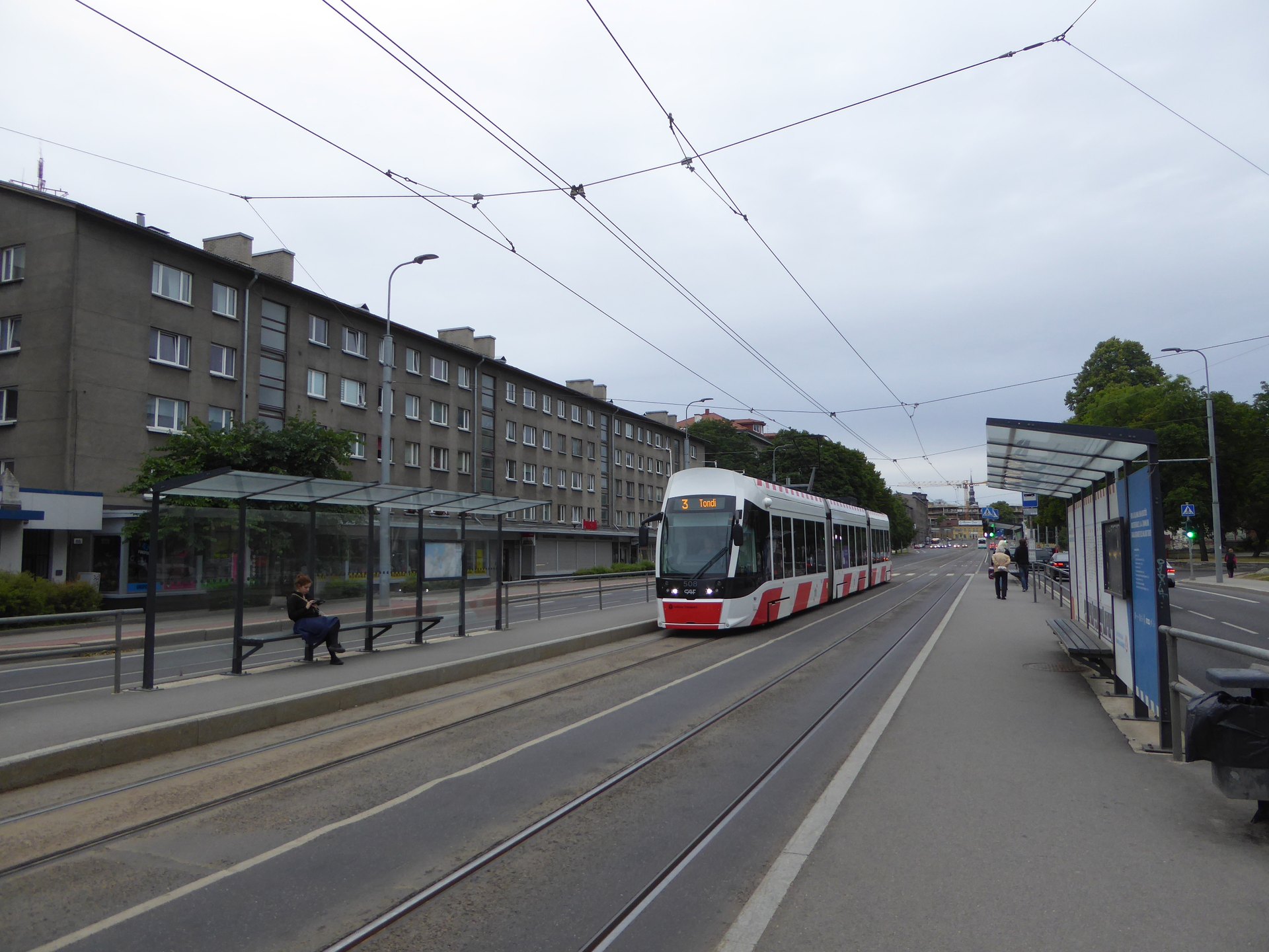 Tallinna trammiliini T5 tramm marsruudil Kopli – Vana-Lõuna
